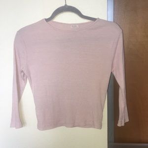 Blush pink long sleeve, never worn